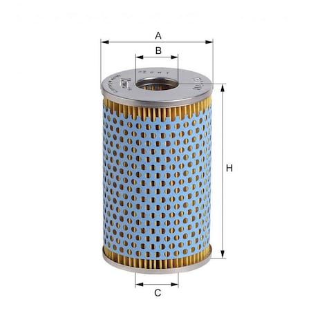 Hengst Oil Filter, E117Hd07 E117HD07